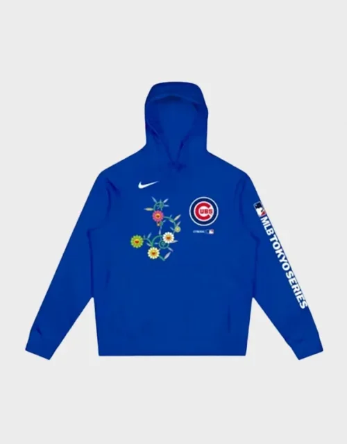 Nike x Takashi Murakami x MLB Tokyo Series Blue Hoodie