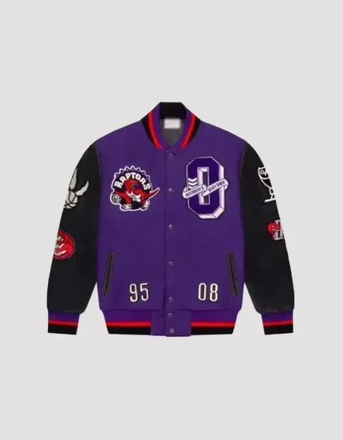 OVO Mitchell And Ness 95 Raptors Varsity Jacket