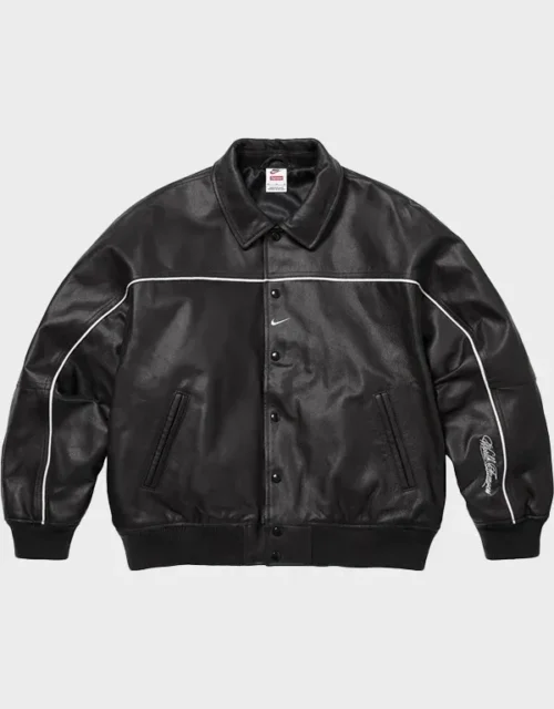 Supreme Leather Varsity Jacket