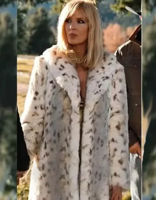 Yellowstone Season 04 Beth Dutton Fur Coat