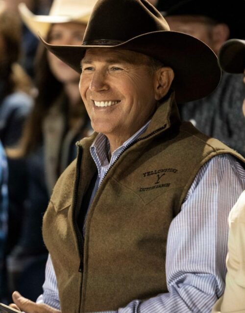 Kevin Costner Yellowstone John Dutton Leather Vest