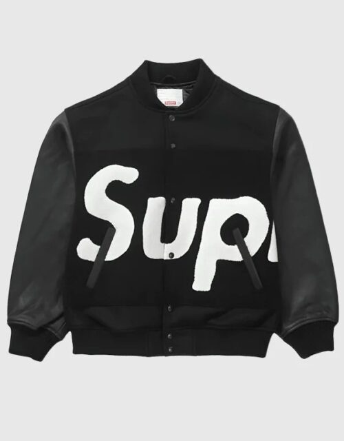 Supreme Big Logo Chenille Varsity Jacket