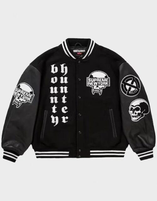 Bounty Hunter Black Varsity Jacket