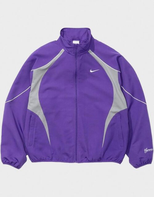 Supreme X Nike Purple Track Jacket