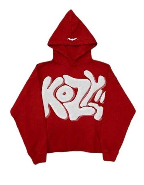 BLUBUKLKUN Kozy Y2K Red Hoodie