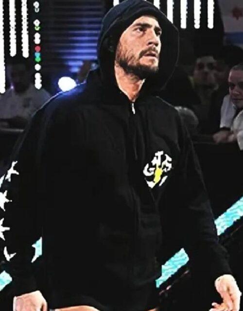 CM Punk GTS Black Hoodie