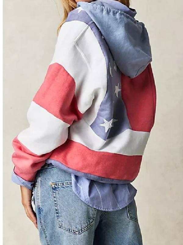 Tricia Fix American Flag Hoodie