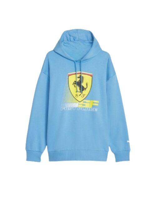 Scuderia Ferrari F1 PUMA Shield Hoodie in Blue