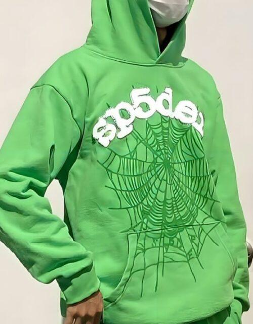 Sp5der Websuit Green Hoodie
