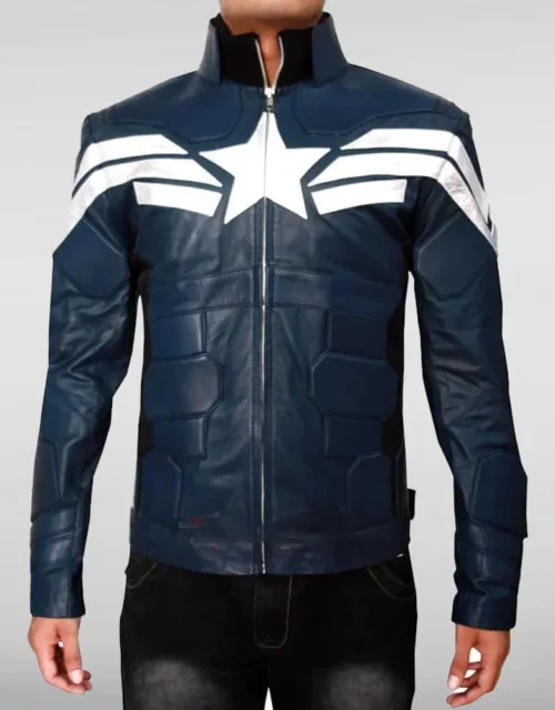 The Winter Soldier Captain America Blue Jacket