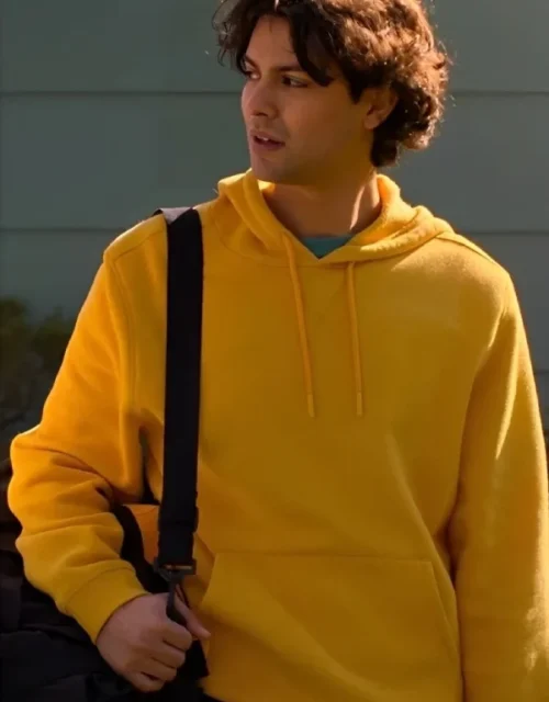 Miguel Diaz Cobra Kai S06 Yellow Hoodie