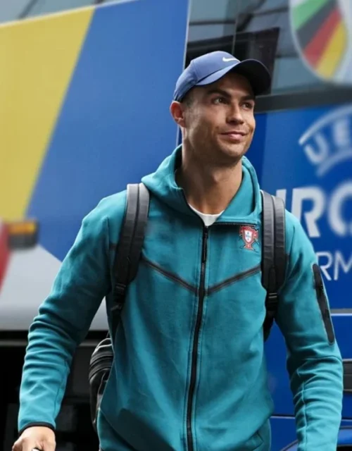 Cristiano Ronaldo Portugal Tech Full zip Fleece Hoodie