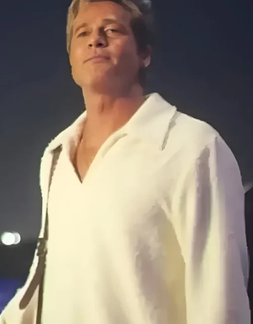 The Movie F1 Brad Pitt White Sweatshirt