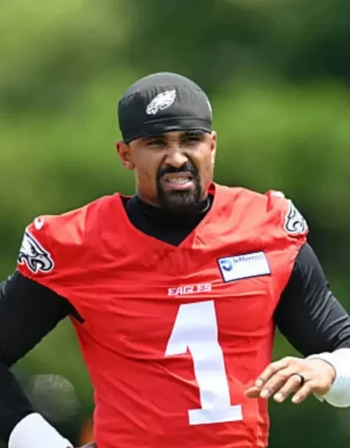 Philadelphia Eagles Jalen Hurts OTA Red Jersey