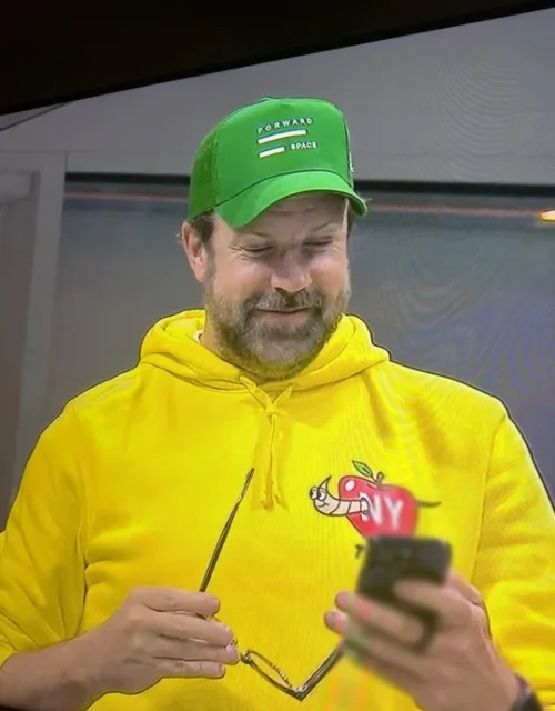 Jason Sudeikis Us Open Match Yellow Hoodie