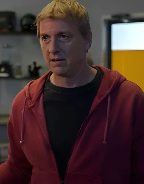 Cobra Kai Johnny Lawrence Season 6 Maroon Hoodie