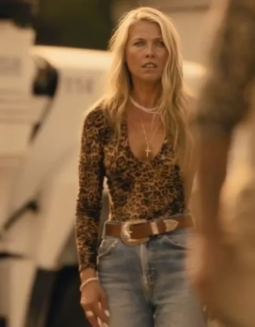 Ali Larter Landman Leopard Print Shirt