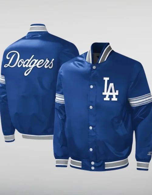 Los Angeles Dodgers Blue Satin Jacket