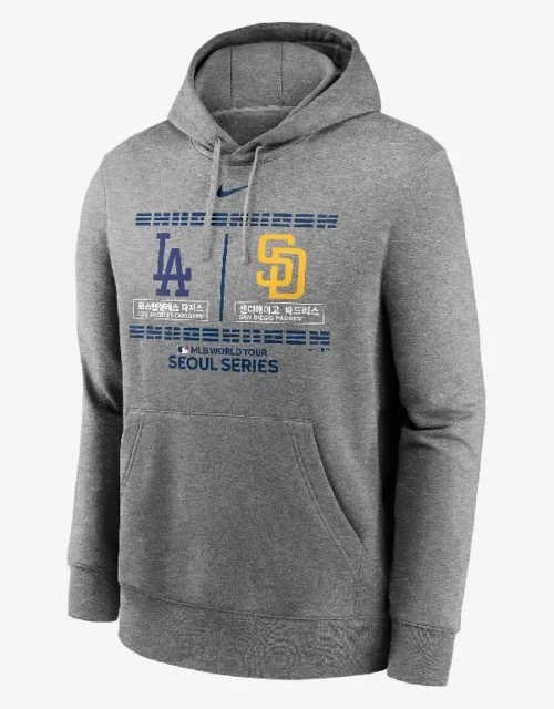 MLB World Tour Seoul 2024 Series Club Gray Hoodie