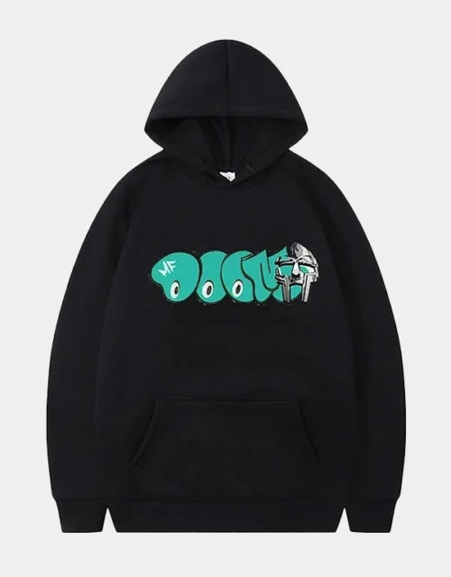 Mf Doom Hoodie in Black