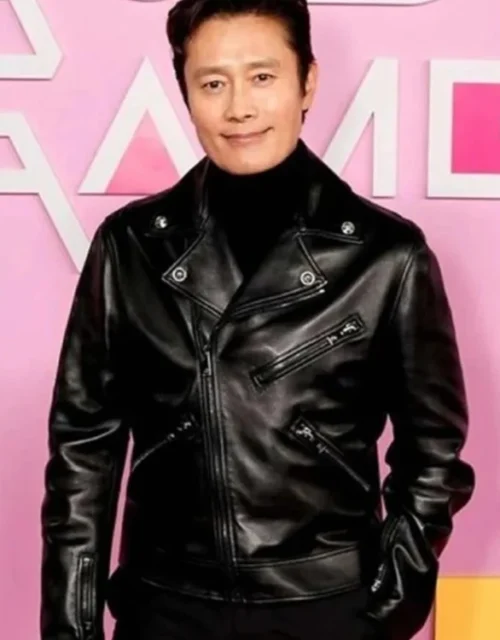 S02 Squid GamLee Byung-hun Leather Jacket
