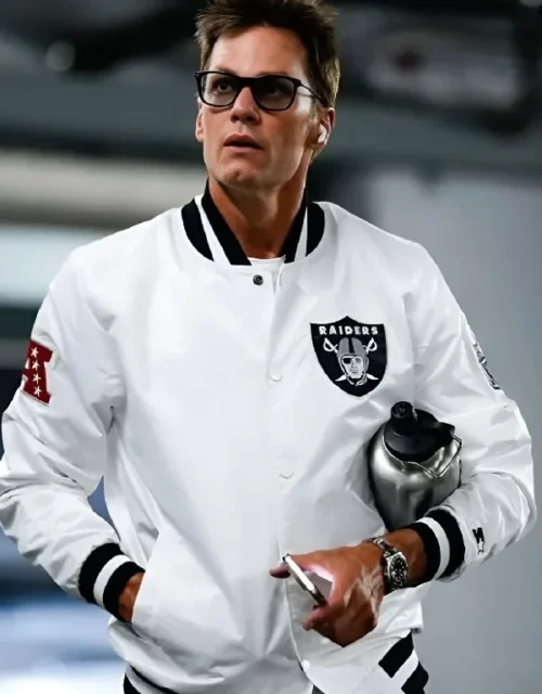 Tom Brady Raiders White Jacket