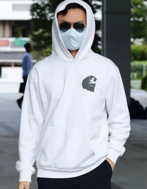 Wang Qiming Hoodie in White