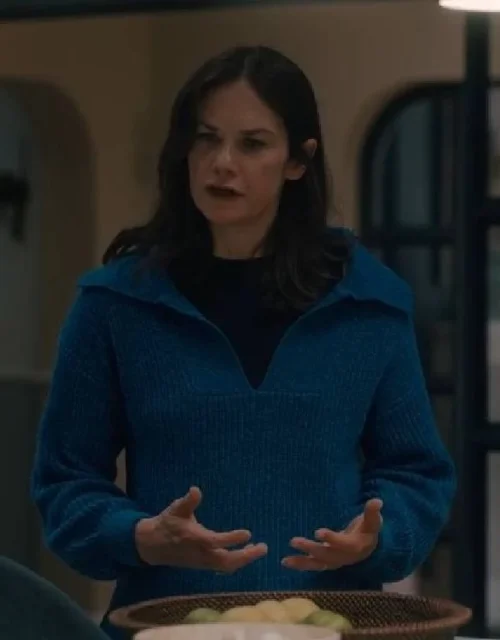 Down Cemetery Road Ruth Wilson Rib Knit Sweater