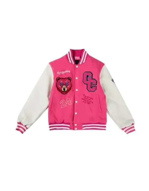 Gag City Pink Varsity Jacket