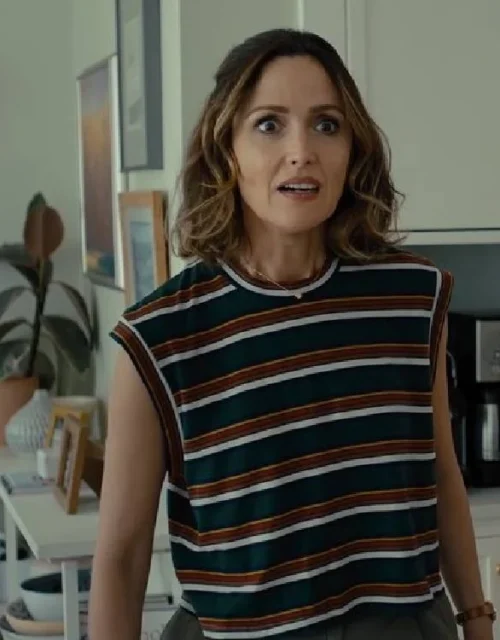 Platonic Rose Byrne Striped Tank Top