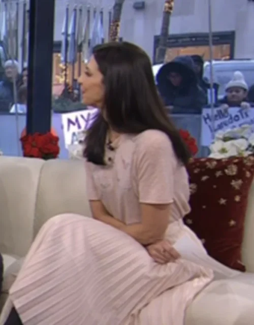 Dr. Natalie Azar The Today Show Pink Embellished Shirt